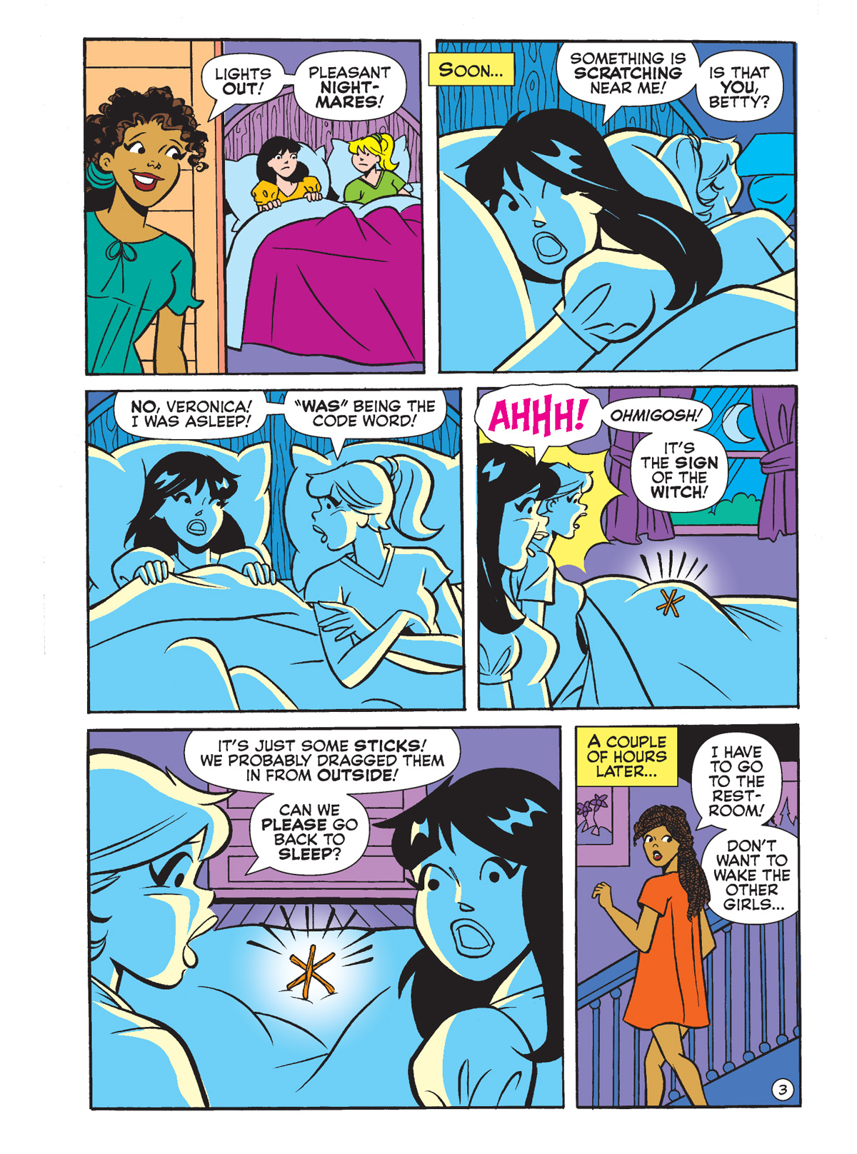 Interior story page from WORLD OF BETTY & VERONICA DIGEST #38