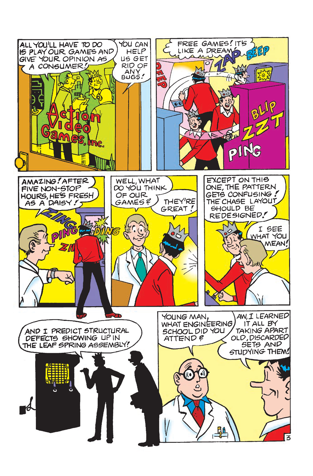 Interior story page from ARCHIE & FRIENDS: LEVEL UP