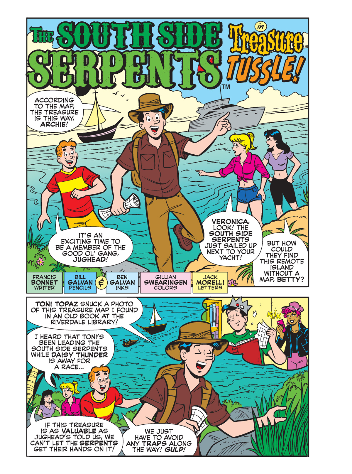 Interior story page from ARCHIE DIGEST #360