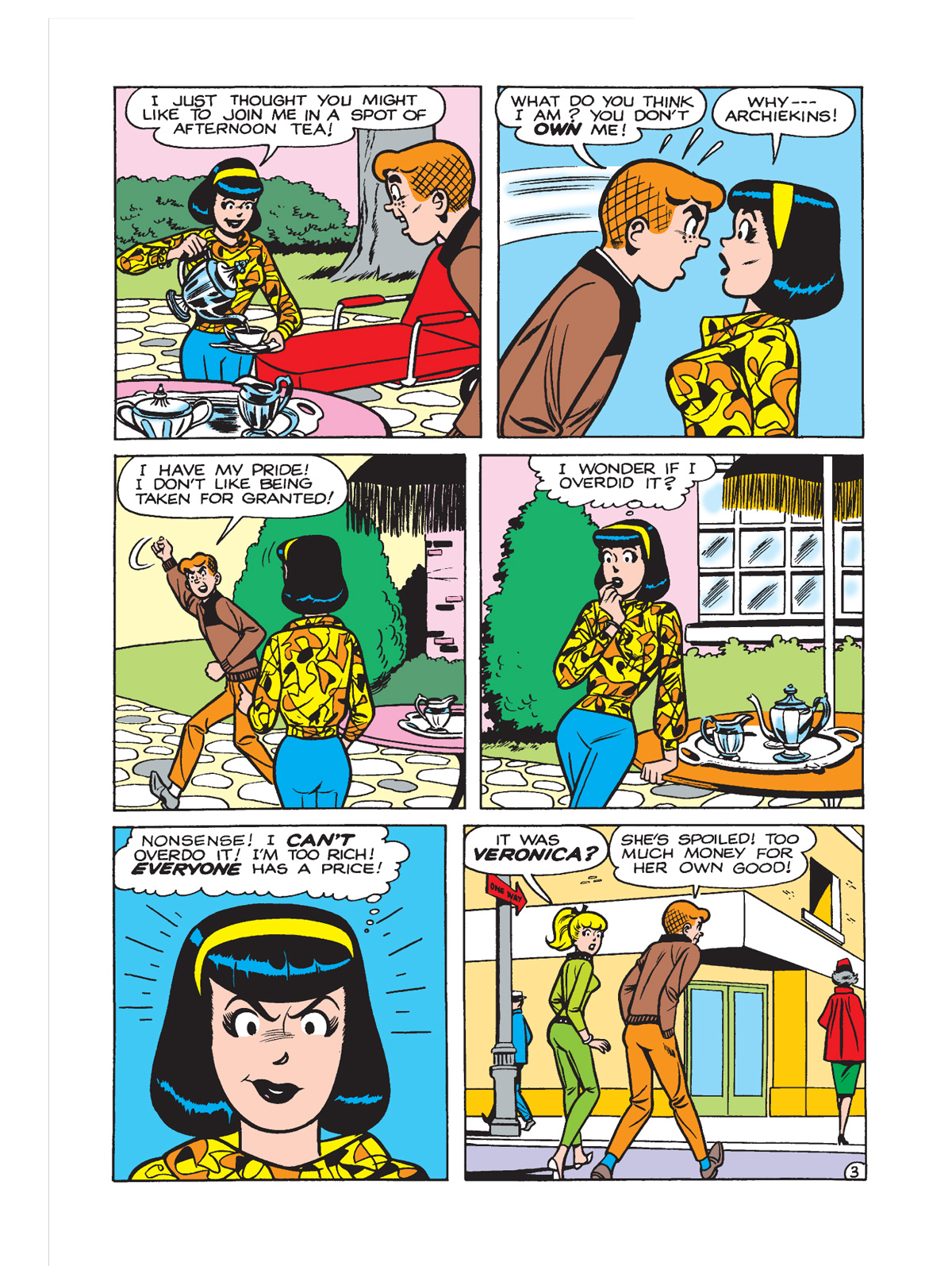 Interior story page from ARCHIE DIGEST #360