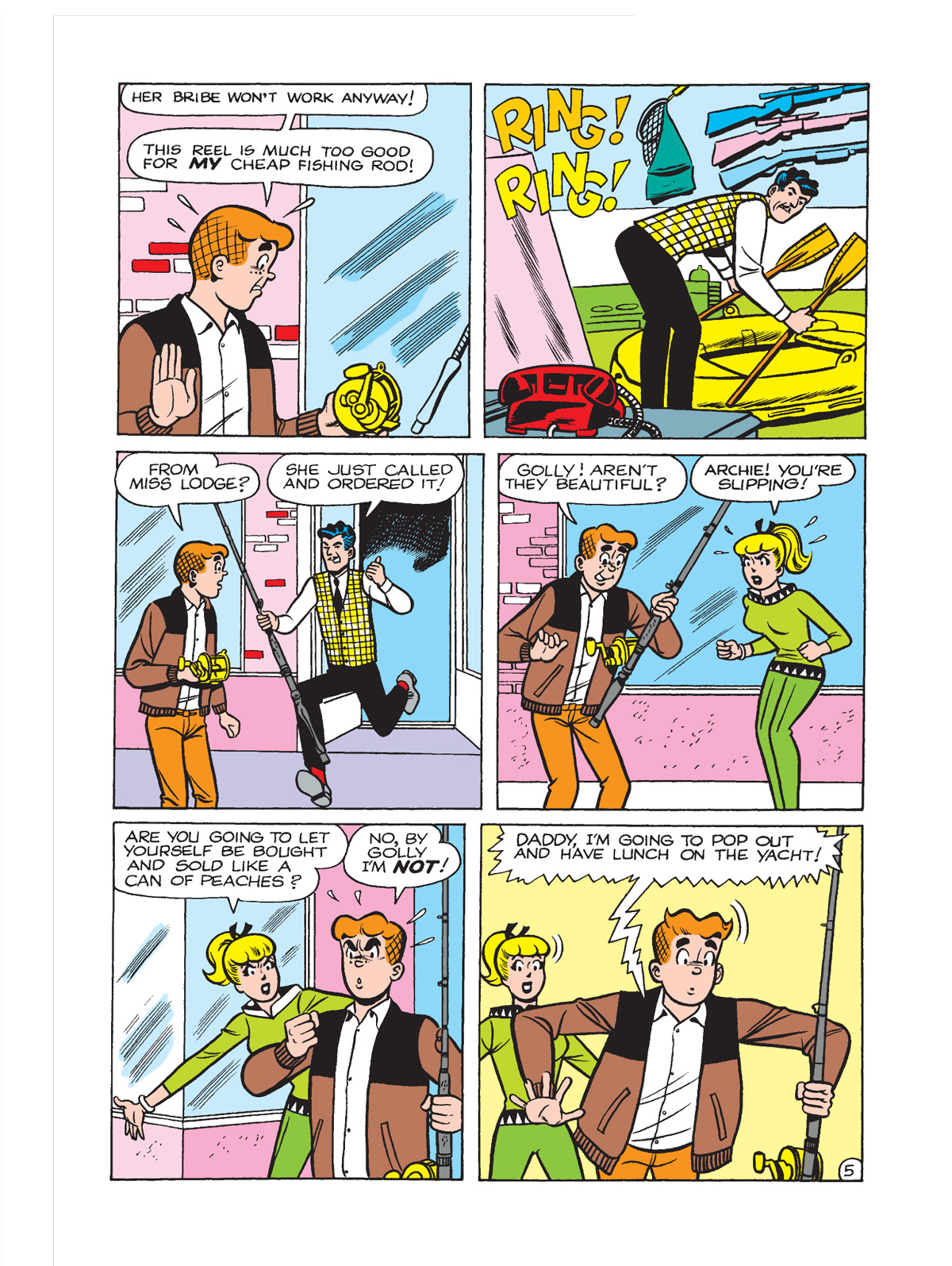 Interior story page from ARCHIE DIGEST #360