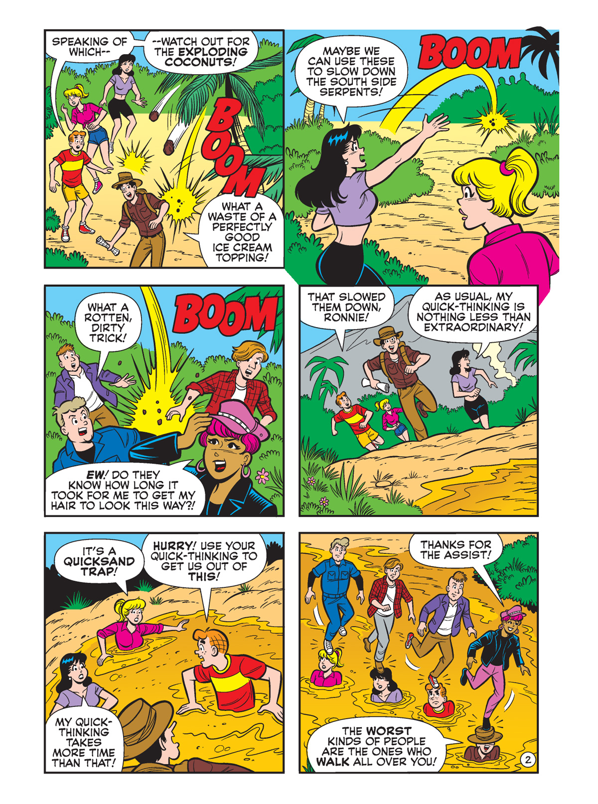 Interior story page from ARCHIE DIGEST #360