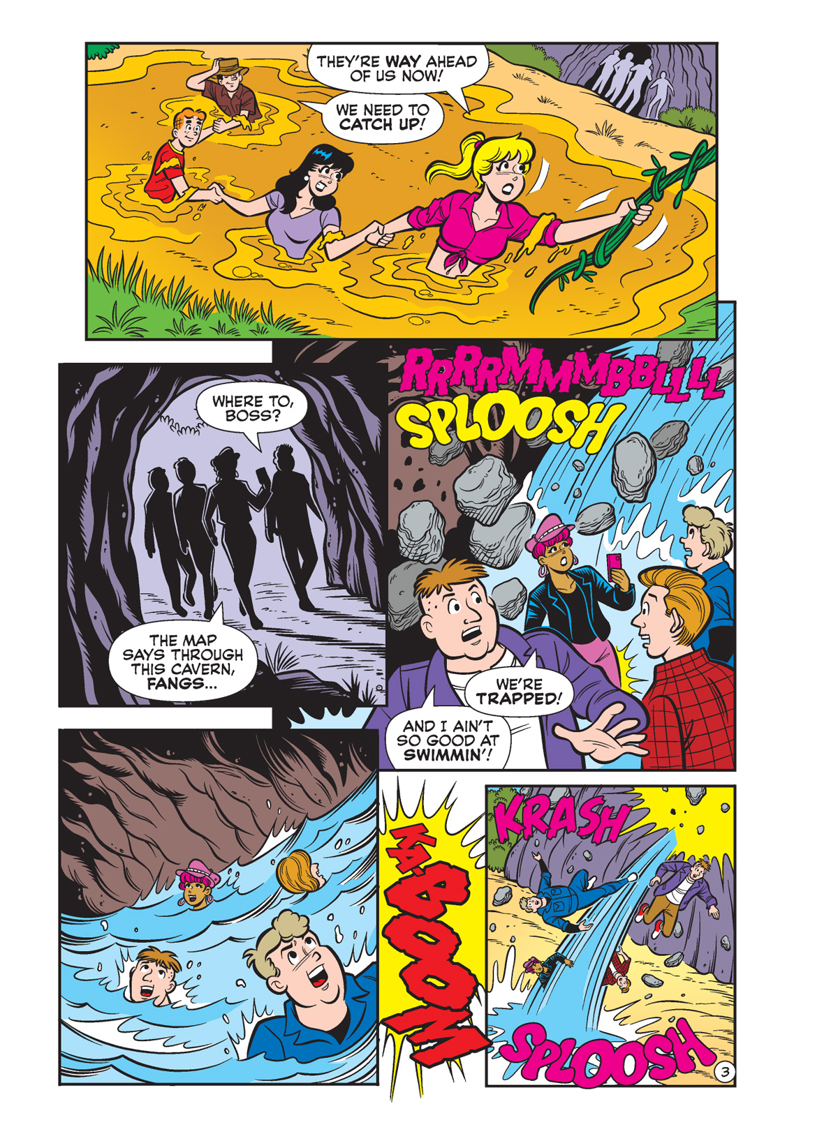 Interior story page from ARCHIE DIGEST #360