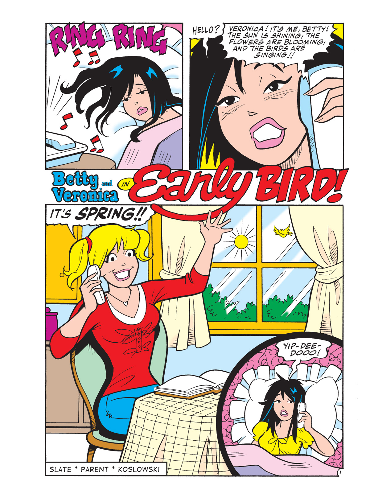 Interior story page from ARCHIE SHOWCASE DIGEST #23: SPRING SPECIAL
