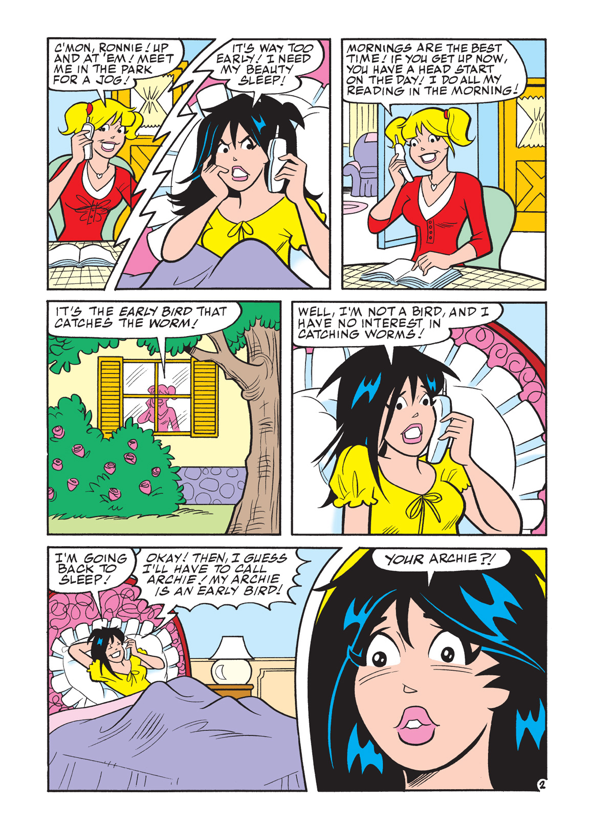 Interior story page from ARCHIE SHOWCASE DIGEST #23: SPRING SPECIAL