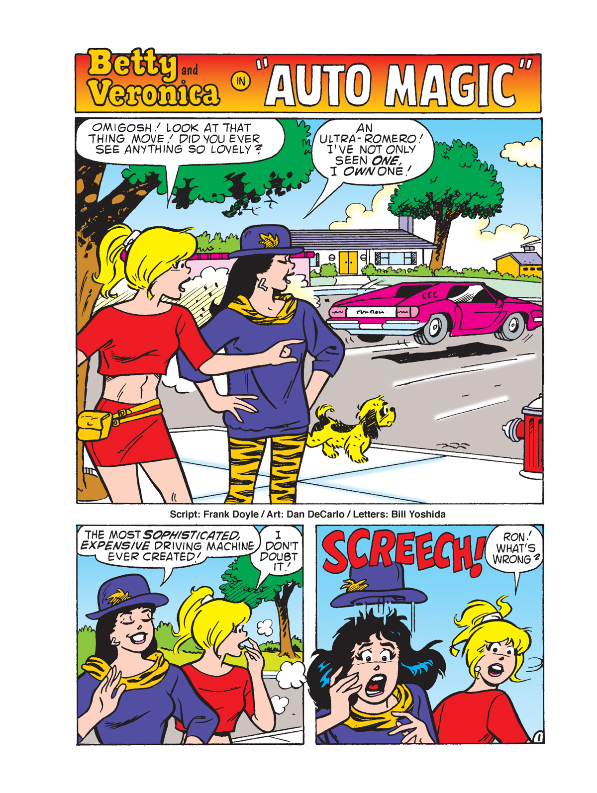 Interior story page from BETTY & VERONICA DIGEST #334