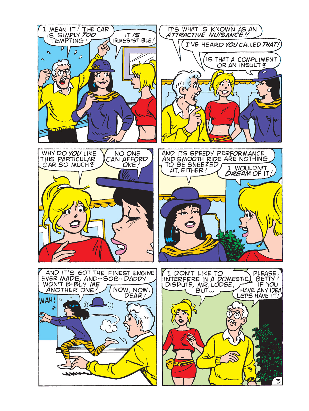 Interior story page from BETTY & VERONICA DIGEST #334