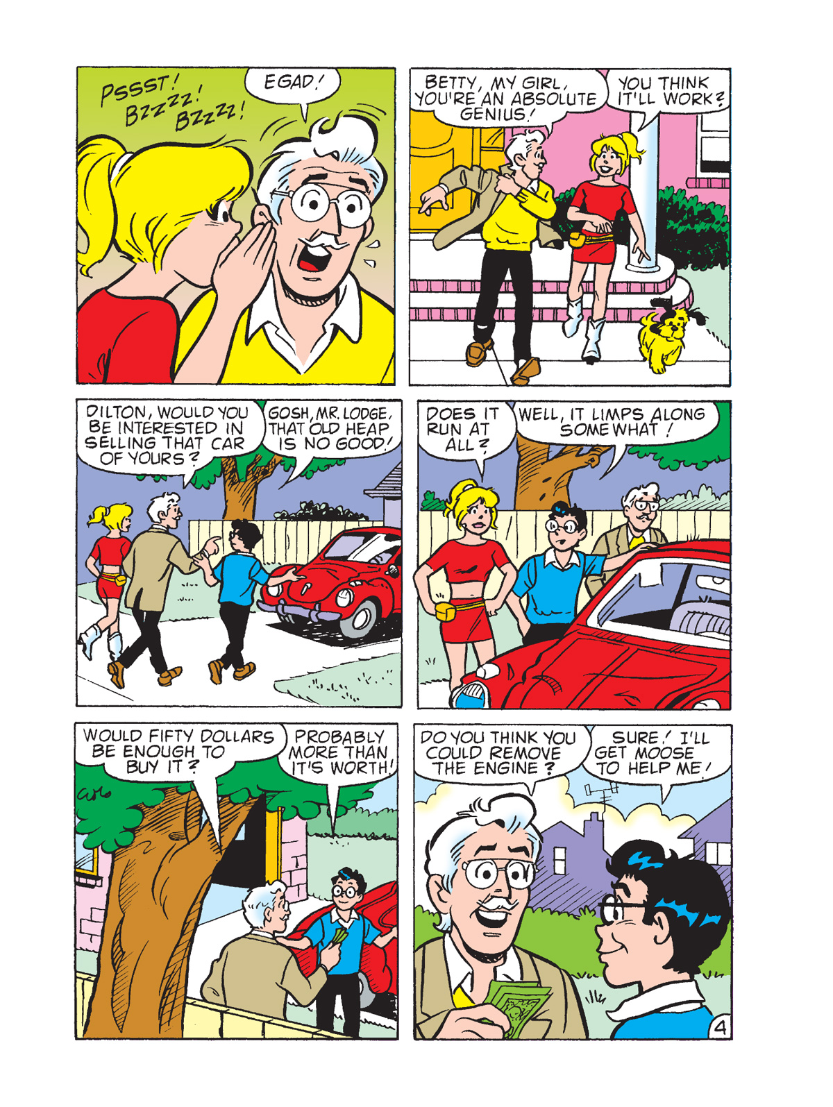 Interior story page from BETTY & VERONICA DIGEST #334