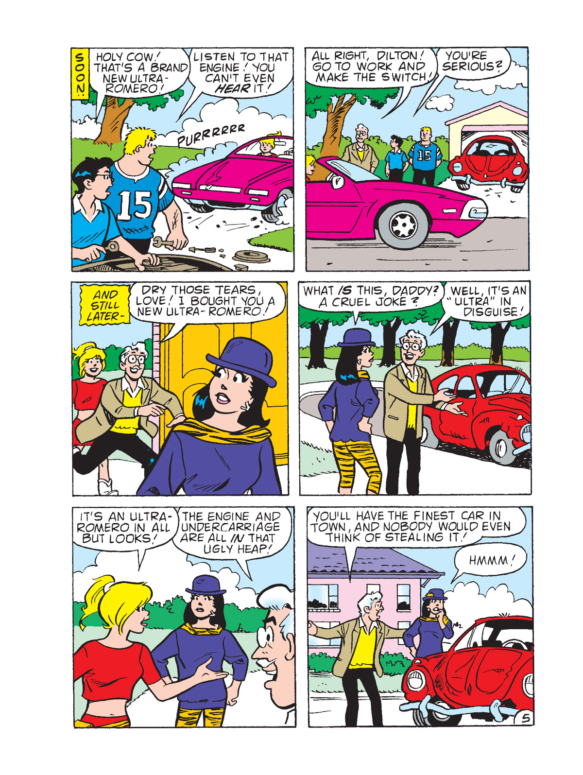 Interior story page from BETTY & VERONICA DIGEST #334