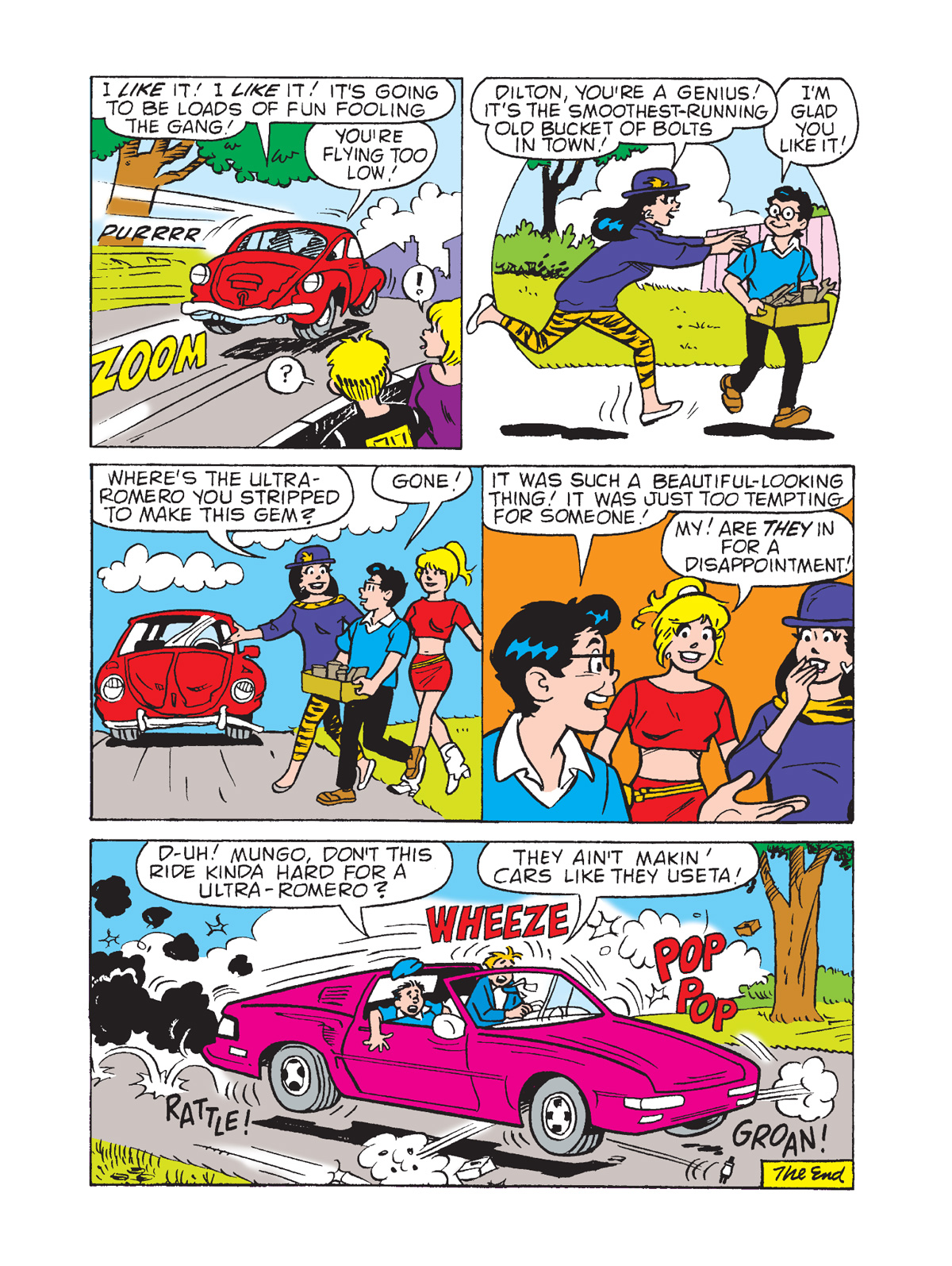Interior story page from BETTY & VERONICA DIGEST #334