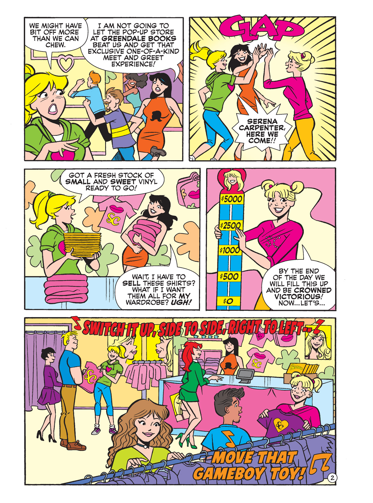 Interior story page from BETTY & VERONICA DIGEST #334
