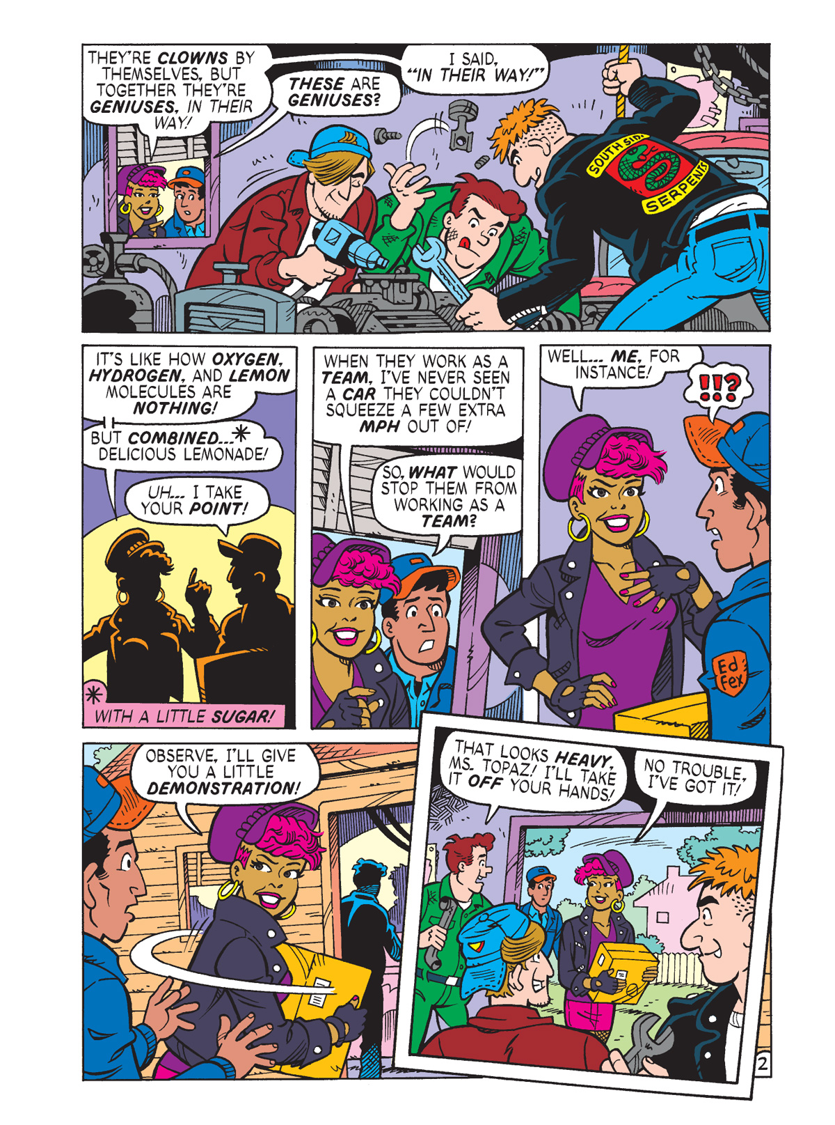 Interior story page from BETTY & VERONICA DIGEST #334