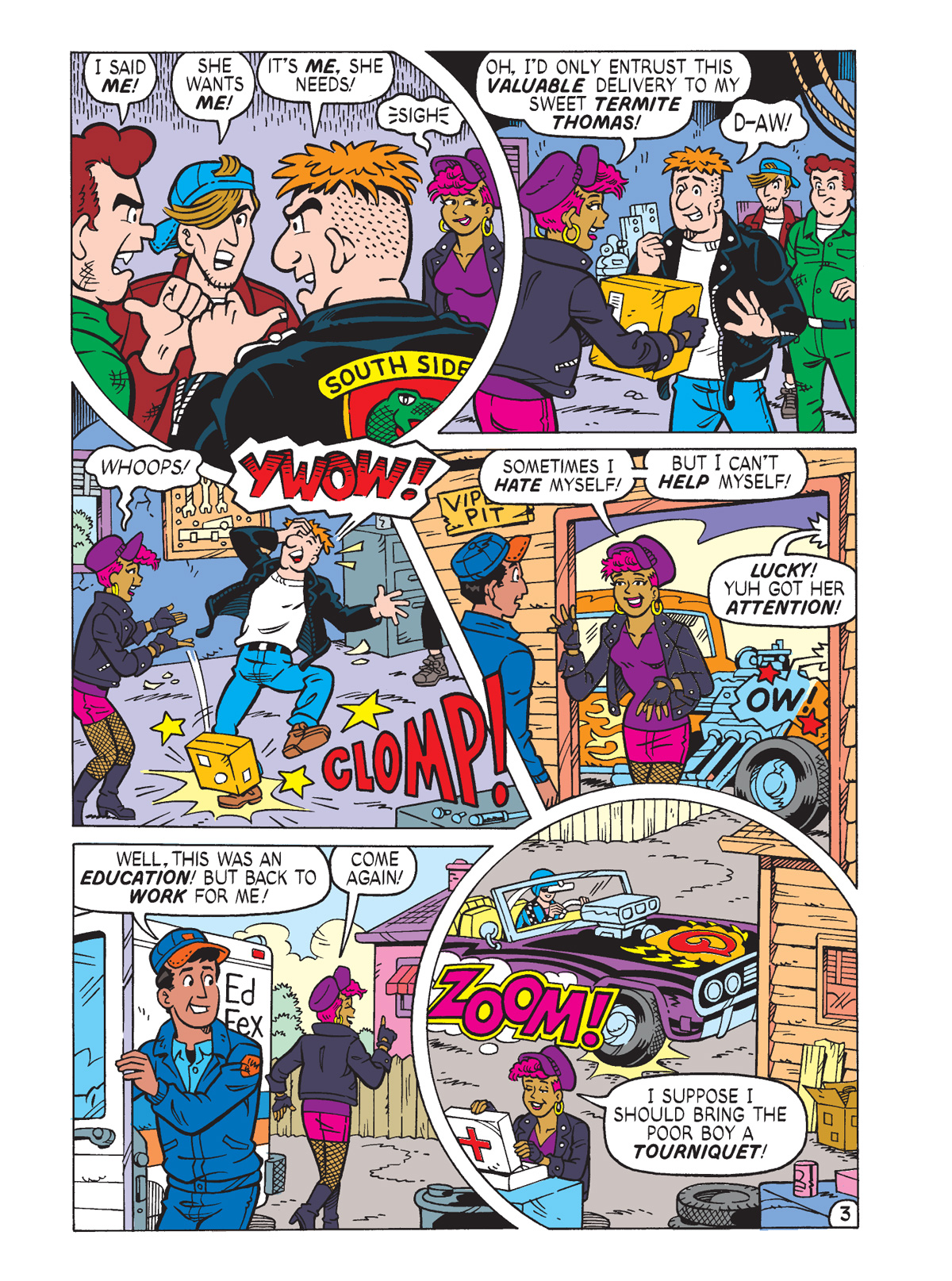 Interior story page from BETTY & VERONICA DIGEST #334