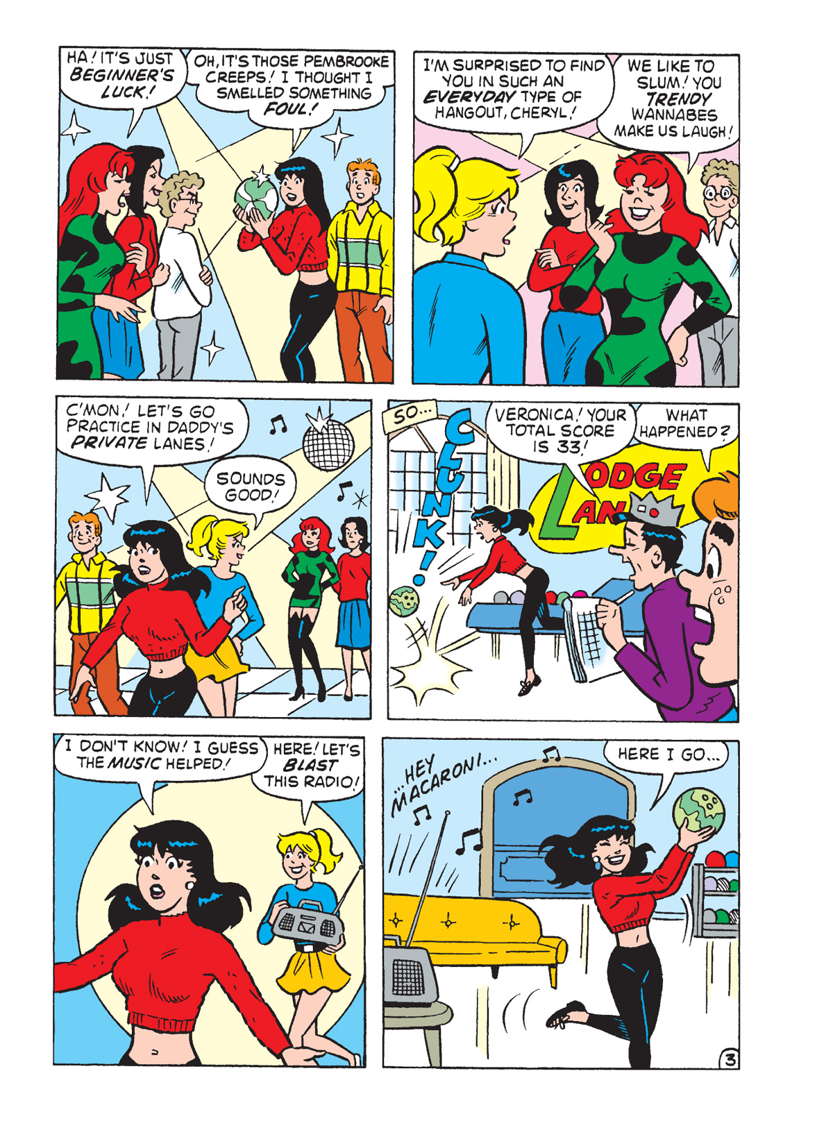 Interior story page from WORLD OF ARCHIE DIGEST #149