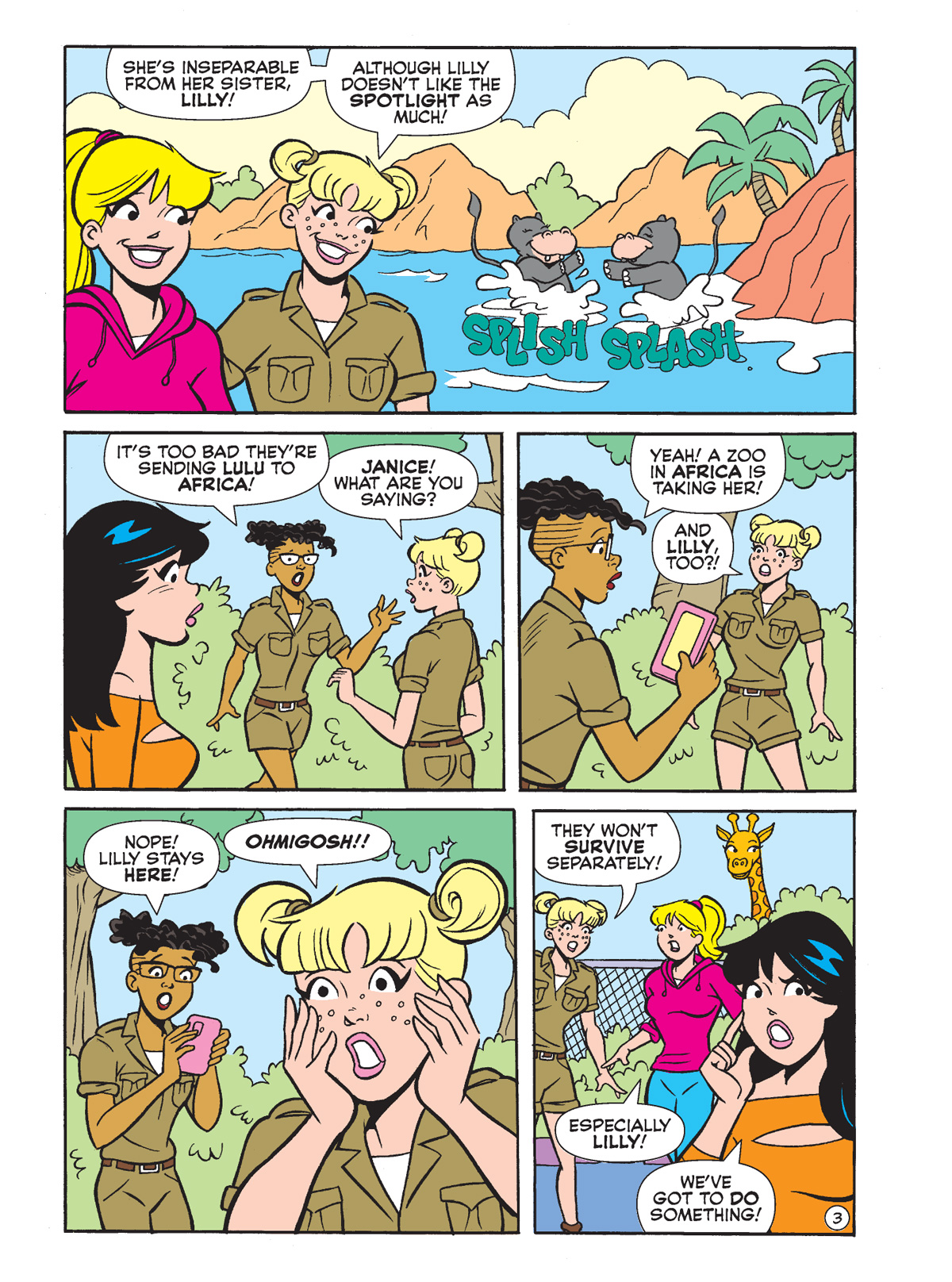 Interior story page from WORLD OF ARCHIE DIGEST #149