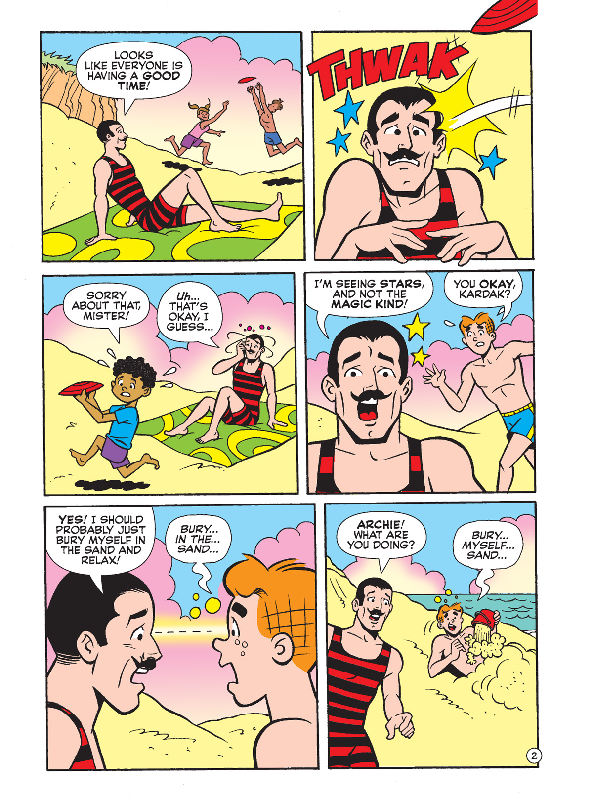 Interior story page from ARCHIE DIGEST #361