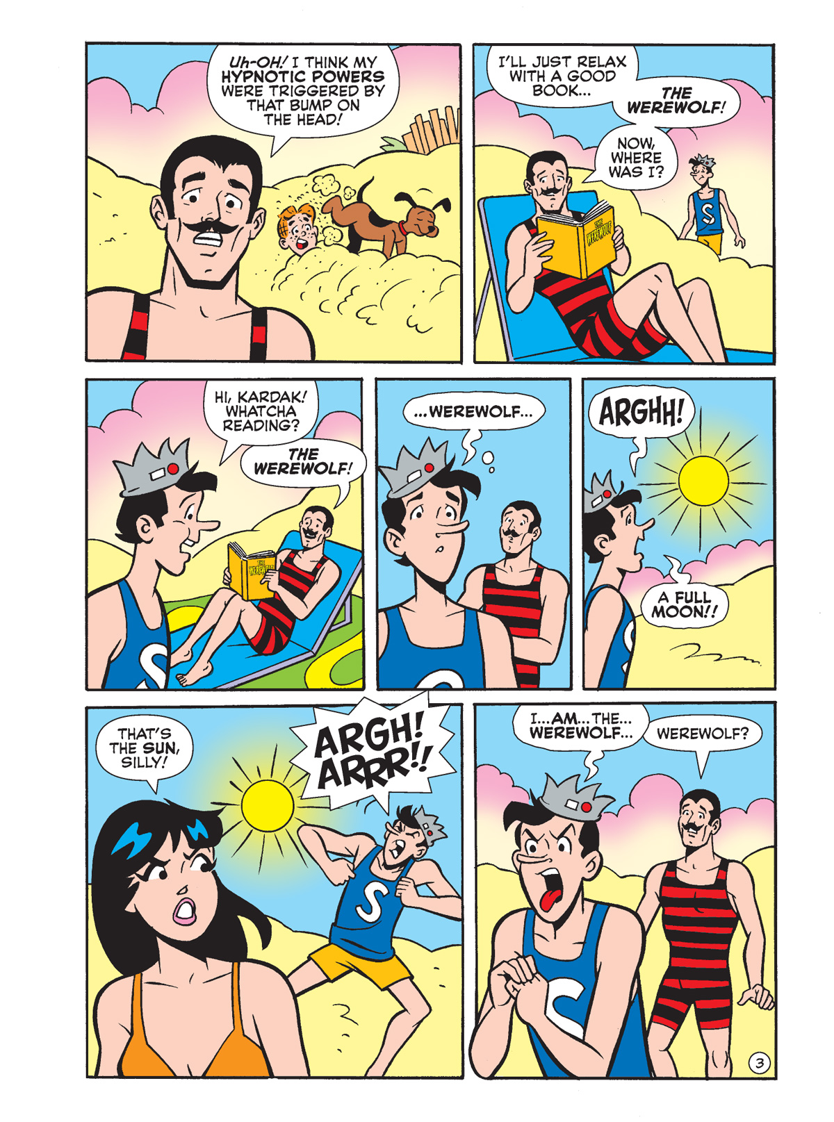 Interior story page from ARCHIE DIGEST #361