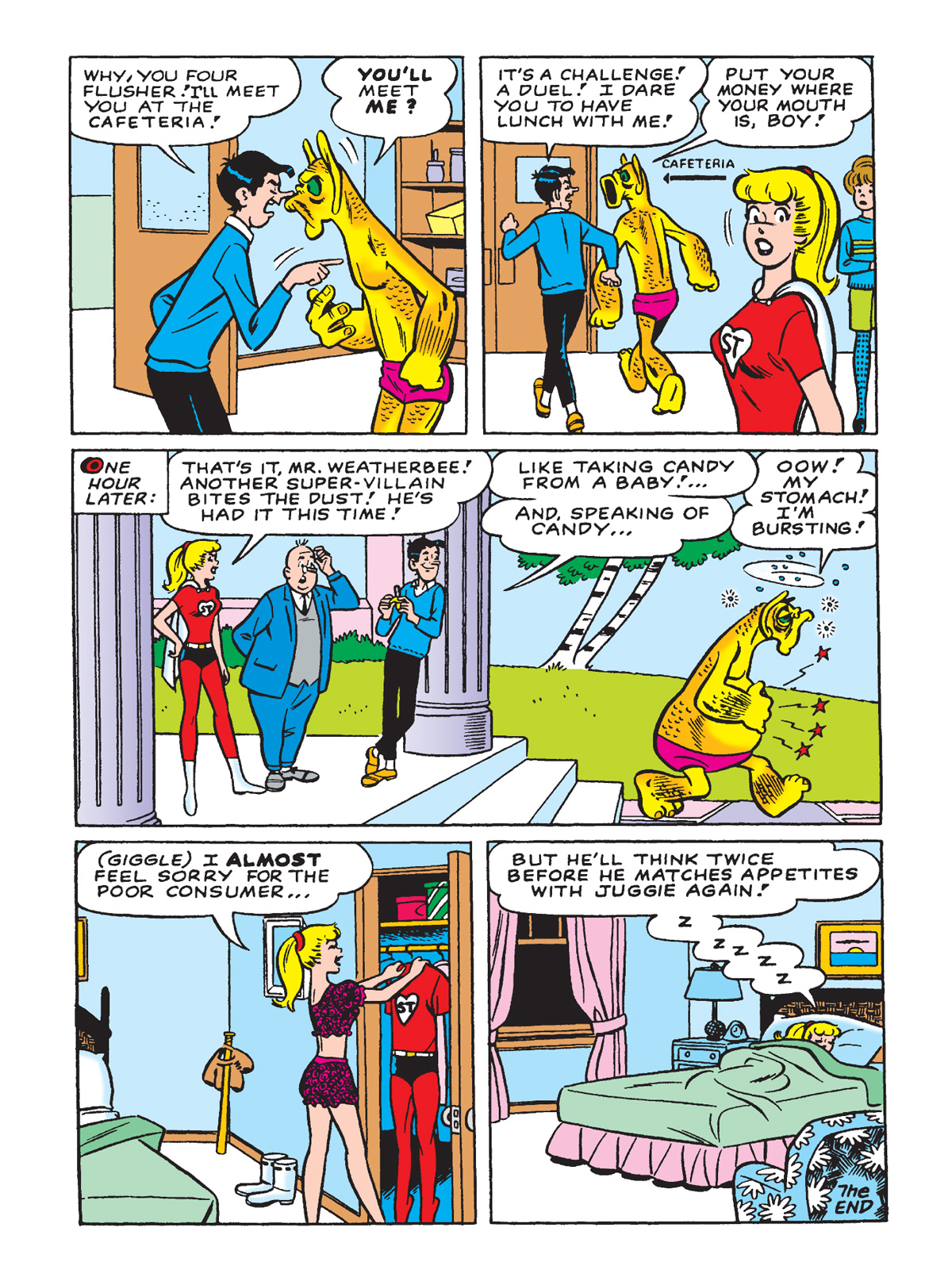 Interior story page from ARCHIE MILESTONES DIGEST #29: JUGHEAD'S SUPERHERO SPECIAL