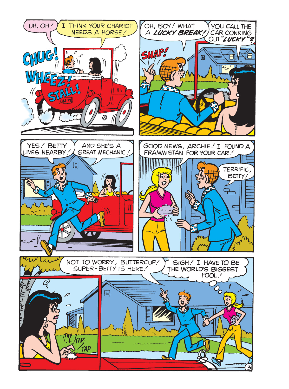 Interior story page from WORLD OF BETTY AND VERONICA DIGEST #39