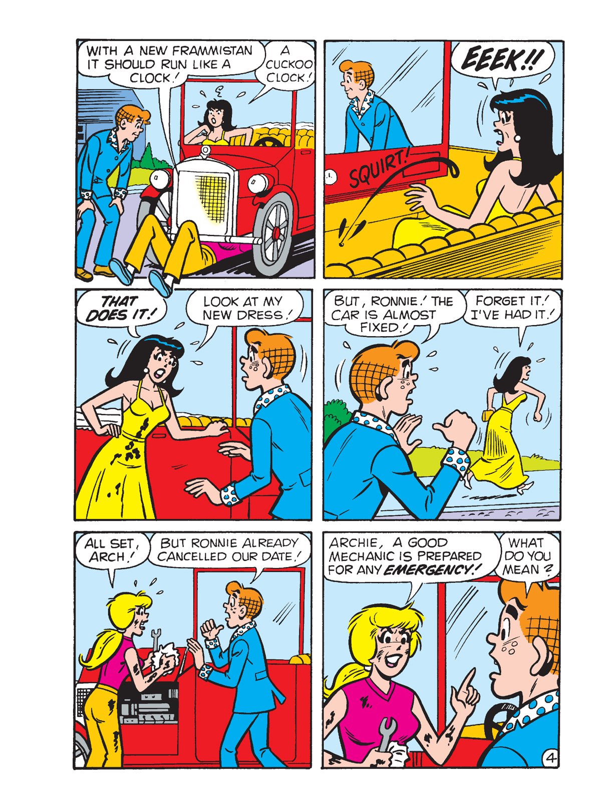 Interior story page from WORLD OF BETTY AND VERONICA DIGEST #39