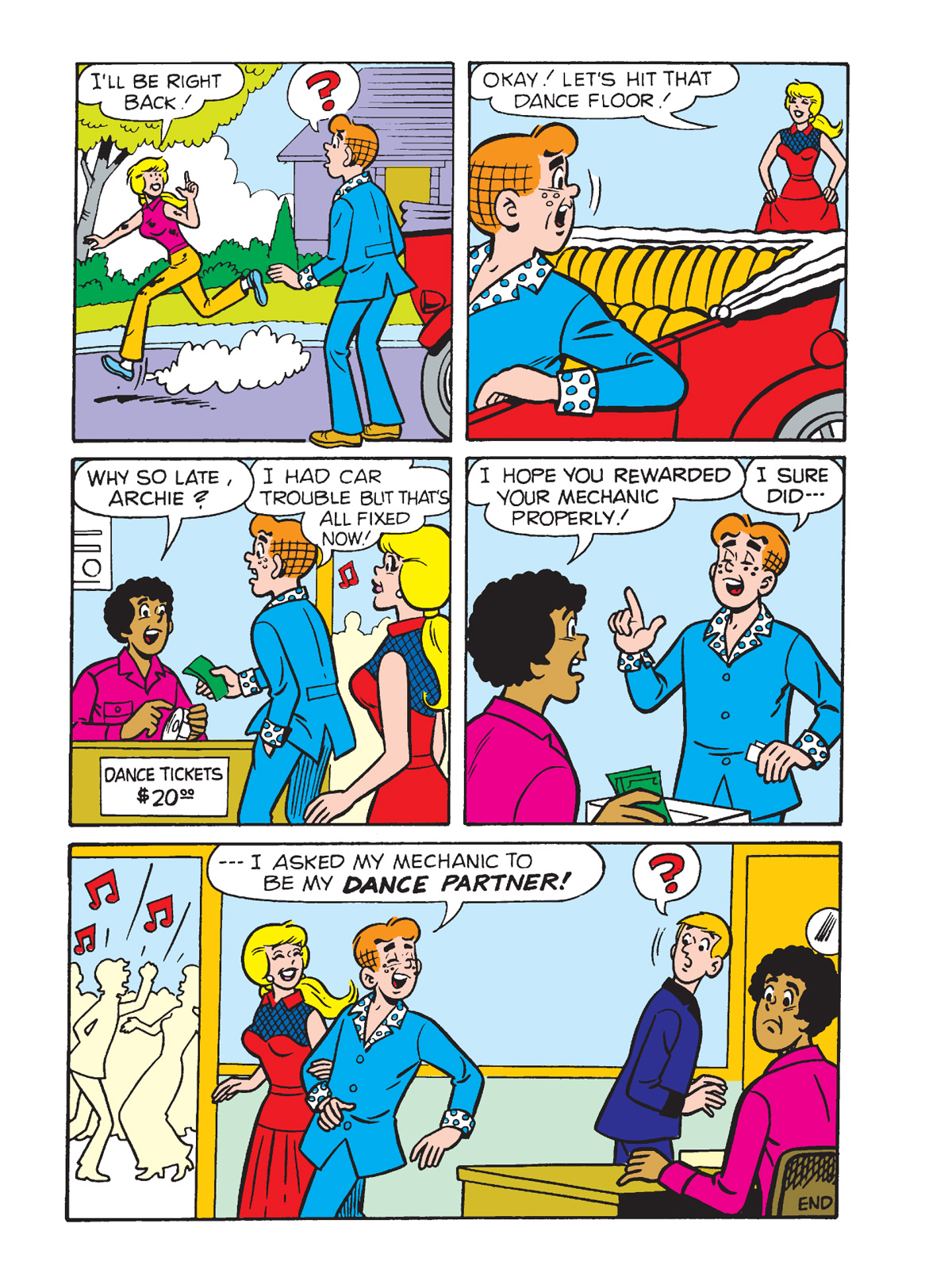 Interior story page from WORLD OF BETTY AND VERONICA DIGEST #39