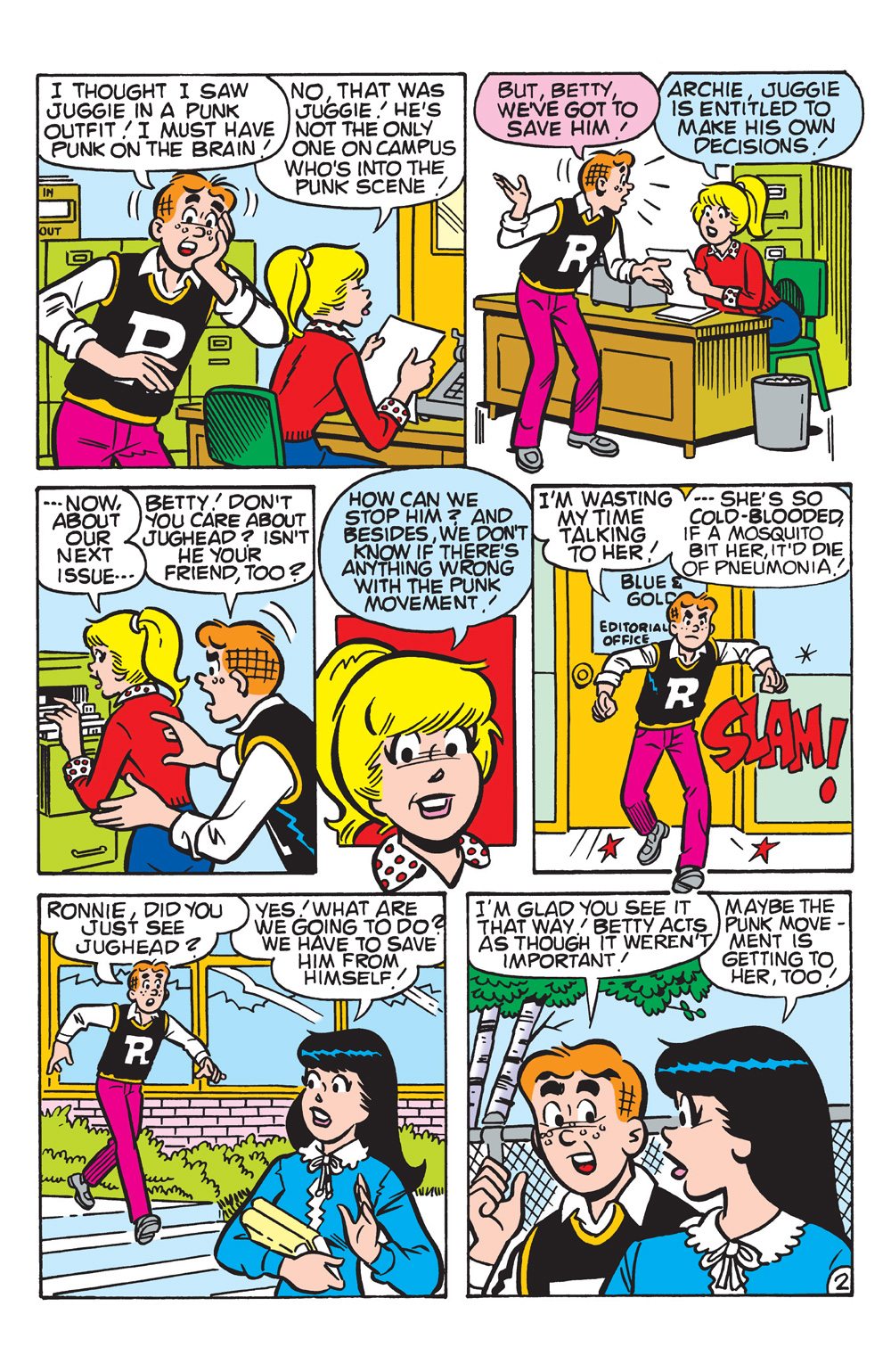 Jughead makes punk history in JUGHEAD #327: FACSIMILE EDITION! - Archie ...