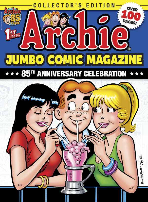The cover for the debut isue of Archie Jumbo Comic Magazine