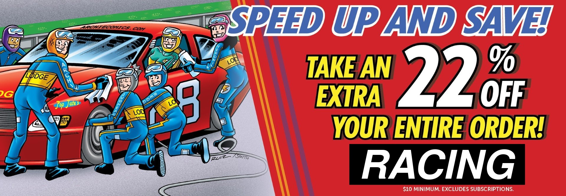 Archie Shop Ad - 22% Off