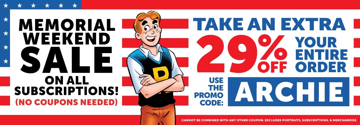 Archie Shop Ad - Save an Extra 29%